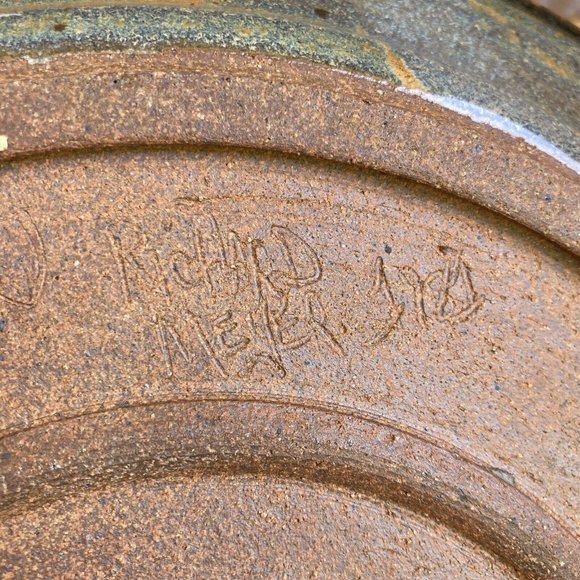 VTG 1981 Richard Meyer for Sunstone La Jolla Floral Platter 14 3/8” - Picture 9 of 12